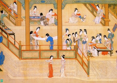 中国历代绘画之明仇英汉宫春晓图欣赏